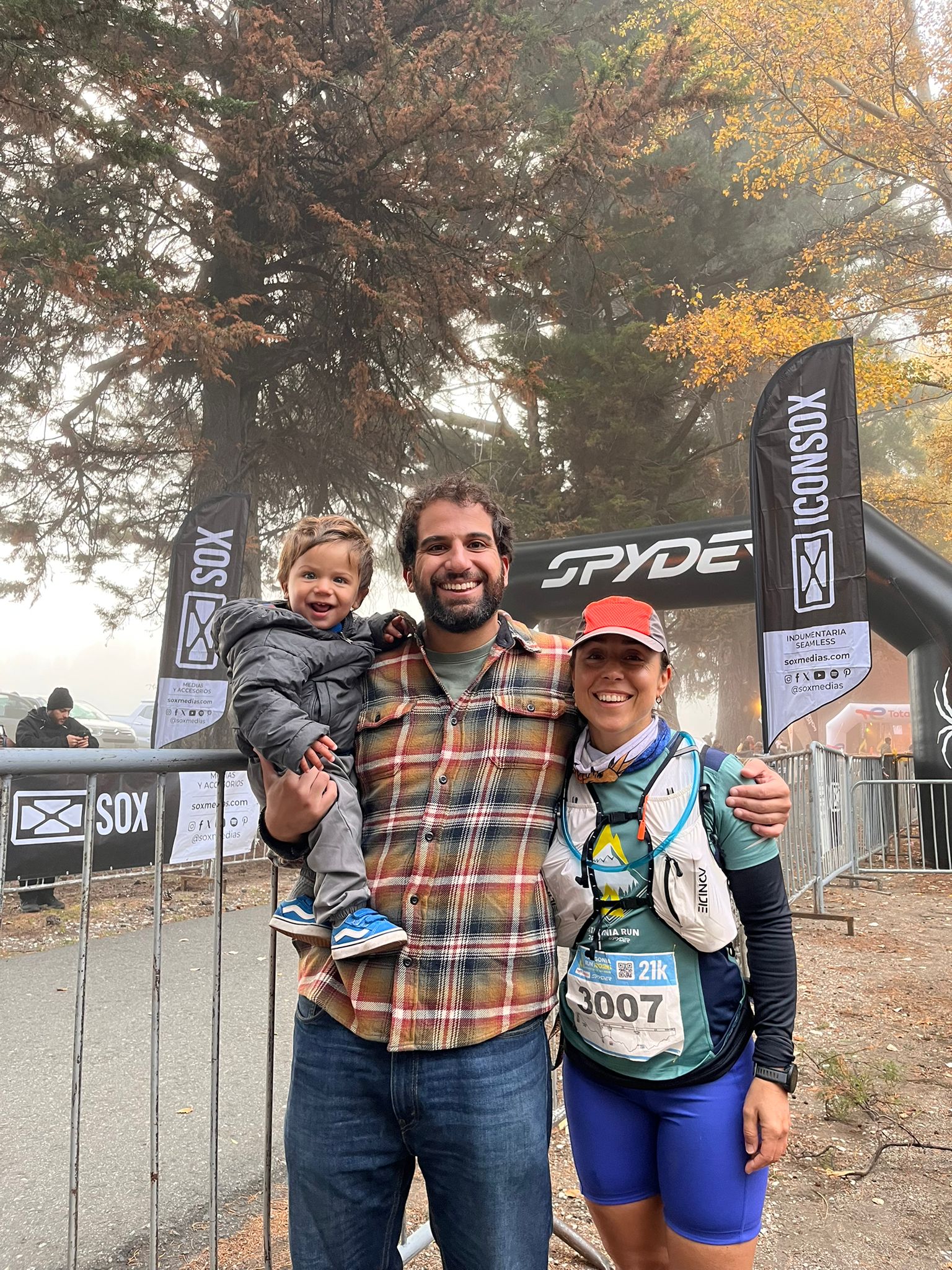 Facundo con su familia